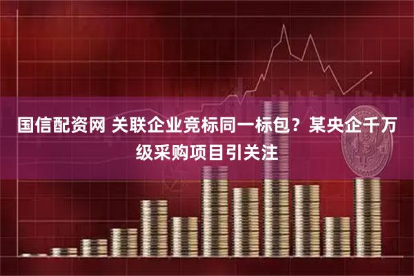 国信配资网 关联企业竞标同一标包？某央企千万级采购项目引关注